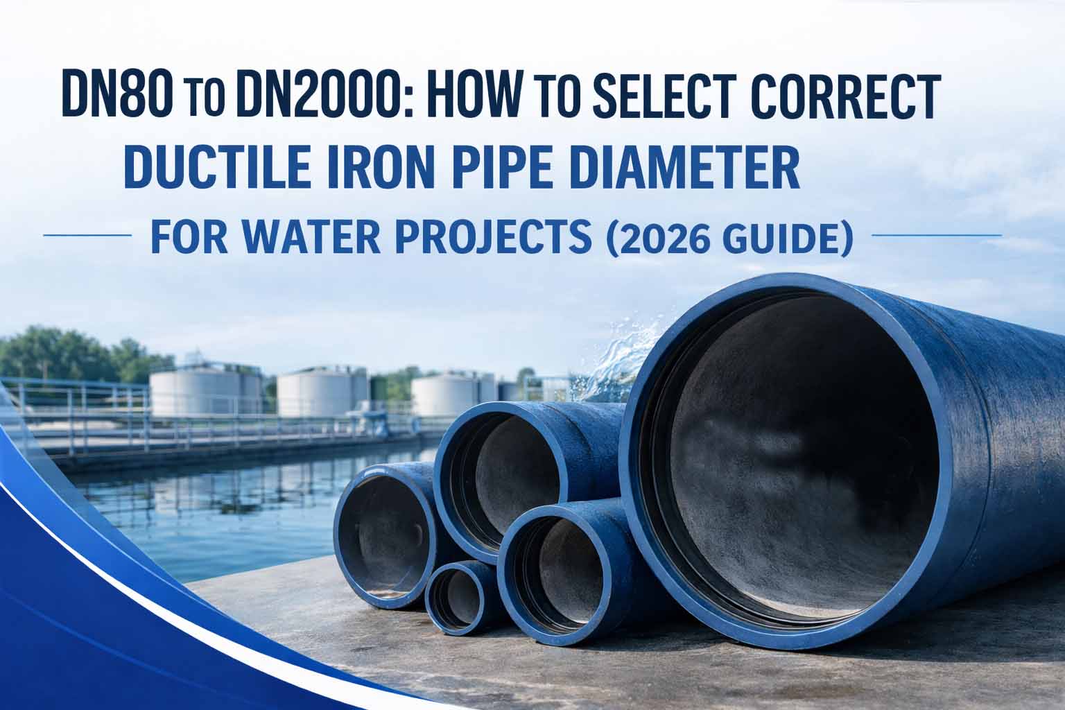 DN80 to DN2000: How to Select Correct Ductile Iron Pipe Diameter for Water Projects (2026 Guide)