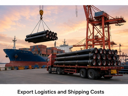 Export logistics and shipping costs for ductile iron pipe projects.jpg Export logistics and shipping costs for ductile iron pipe projects.jpg