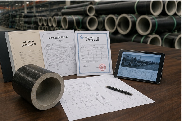 Export quality documents prepared for ductile iron pipe inspection and certification Export quality documents prepared for ductile iron pipe inspection and certification